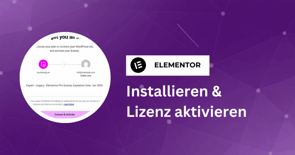 Tutorial Cover: Elementor & Elementor Pro download installieren und aktivieren