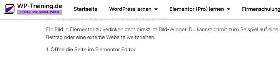 Elementor Anker wird durch Sticky Header überdeckt