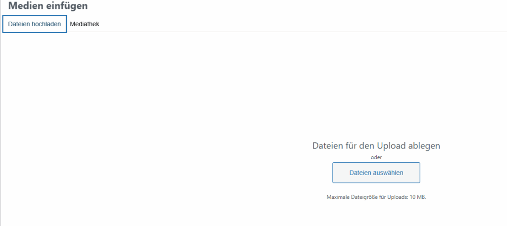 SVG Datei in der WordPress Mediathek hochladen